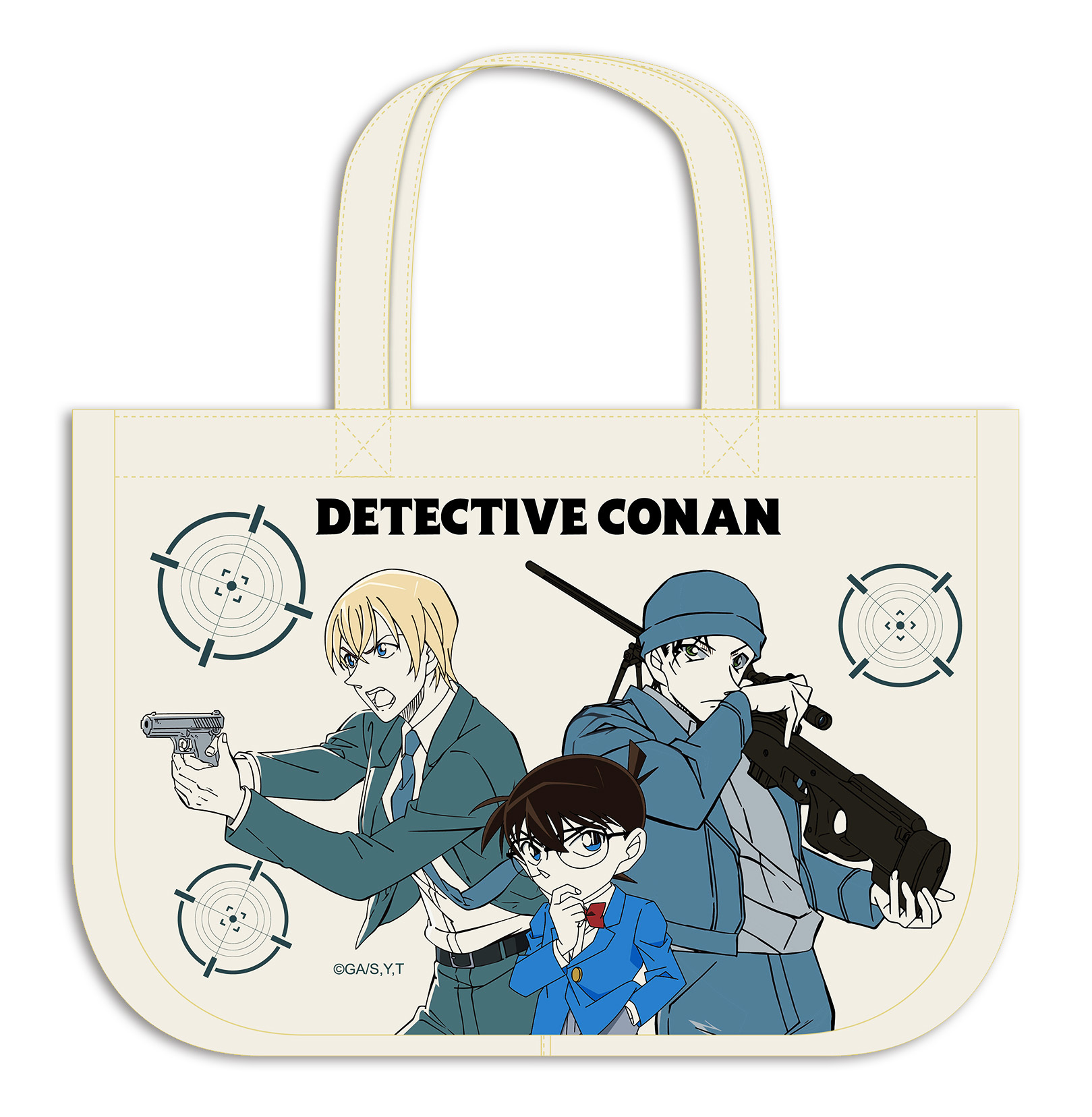 名偵探柯南-厚磅帆布提袋-安柯赤