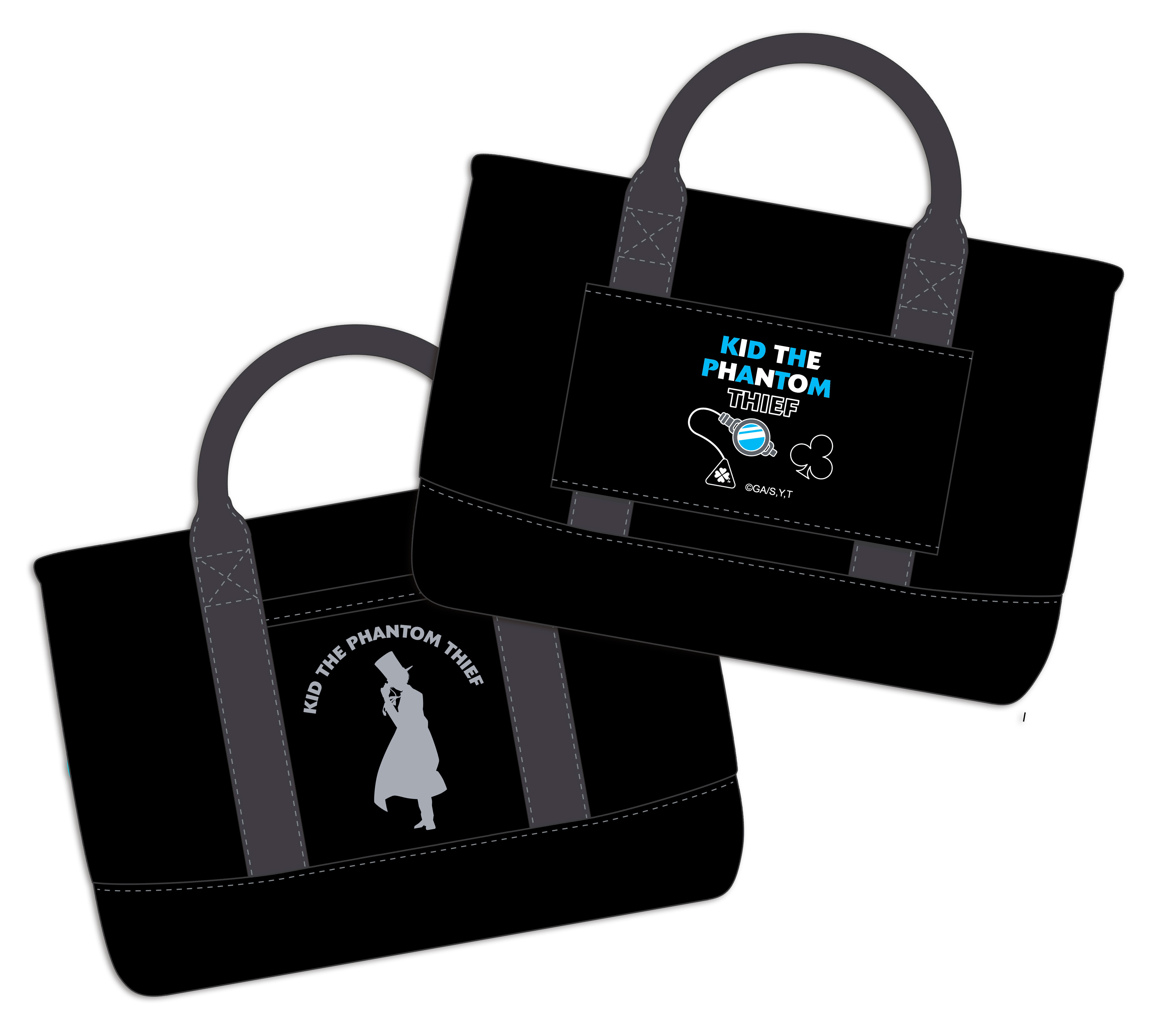 名偵探柯南-帆布行旅托特包-基德黑