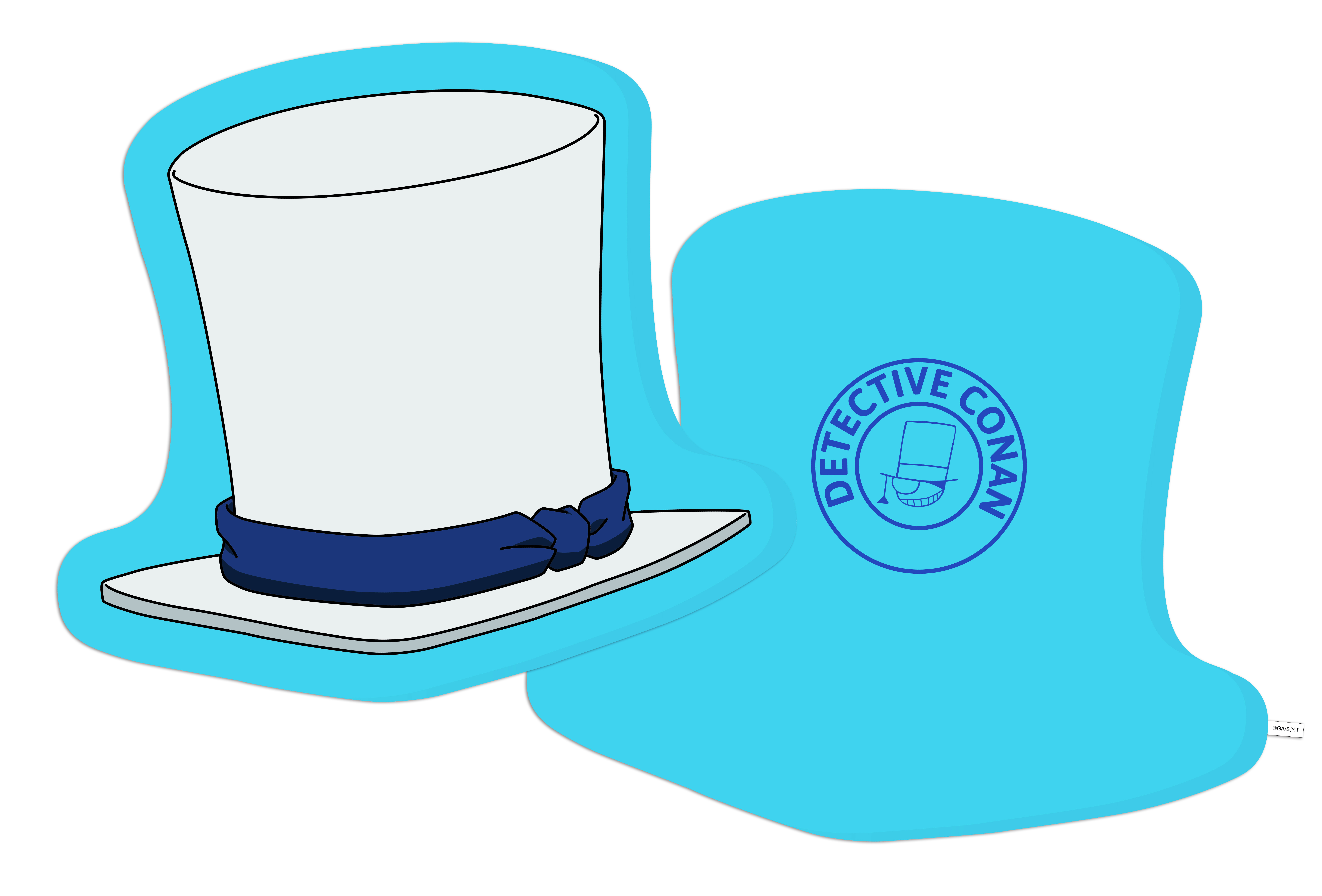 名偵探柯南-基德帽抱枕