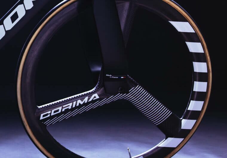 Corima DECISIV 3-Spoke Front Track Wheel - 770g Carbon