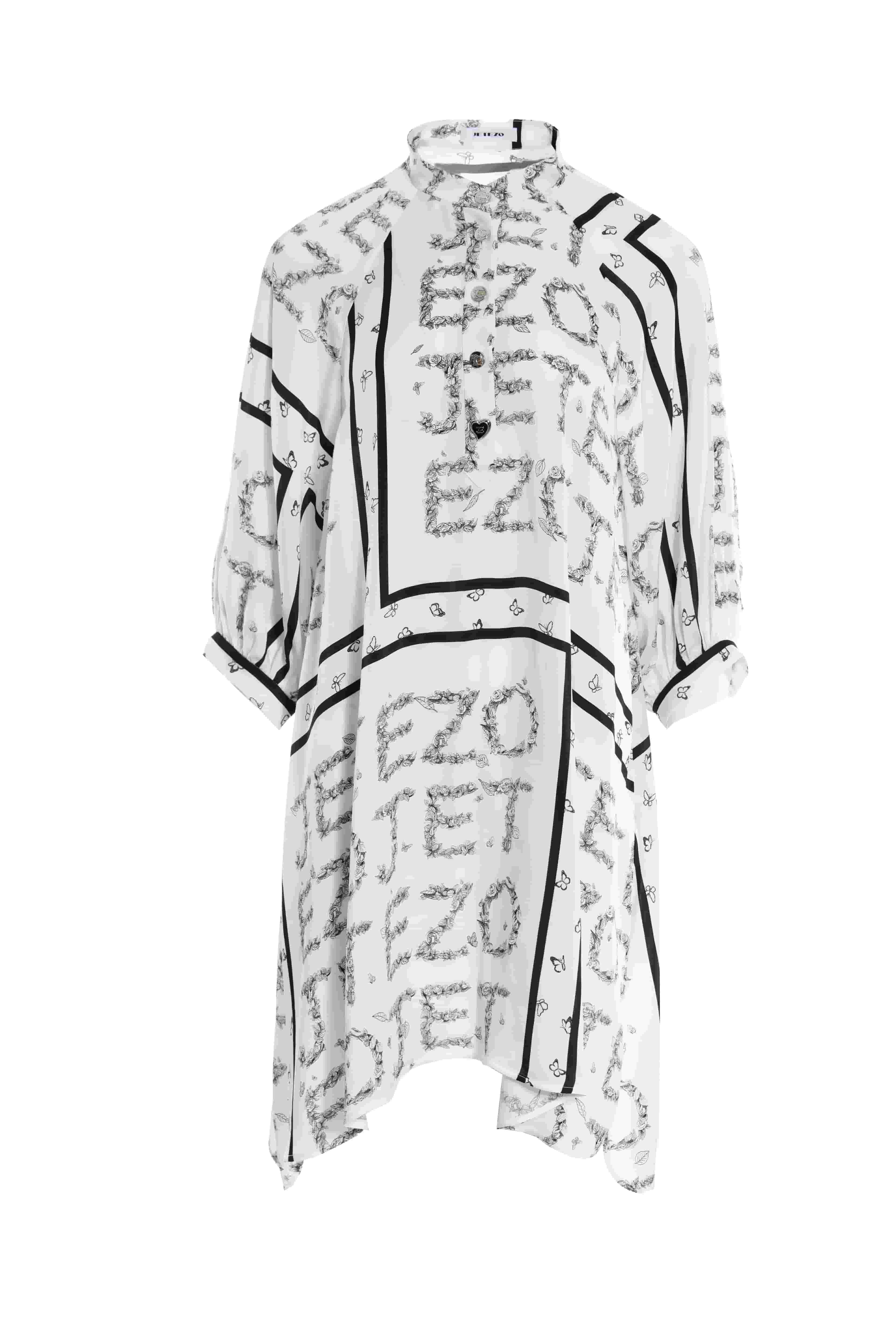 BC1EB066E1 天空之城-法式海洋H型連衣裙洋/上衣