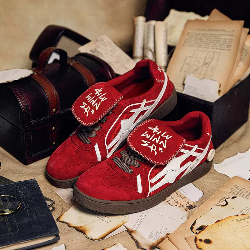 (張員瑛同款) Killwinner "Red Velvet" 紅絲絨 復古 運動 麂皮 德訓鞋 KW-2024001-RV