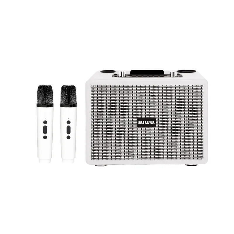 【AIWA 愛華】K歌藍芽音箱 (白色/橘色) AI-KBQ20