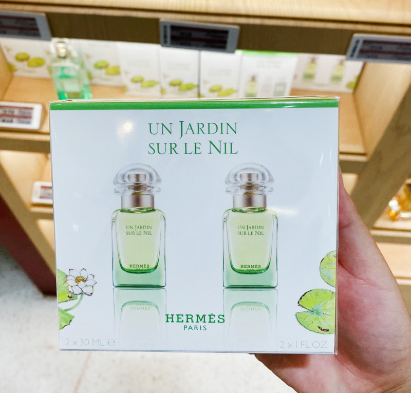 愛馬仕尼羅河花園香水禮盒30ml+30ml /組