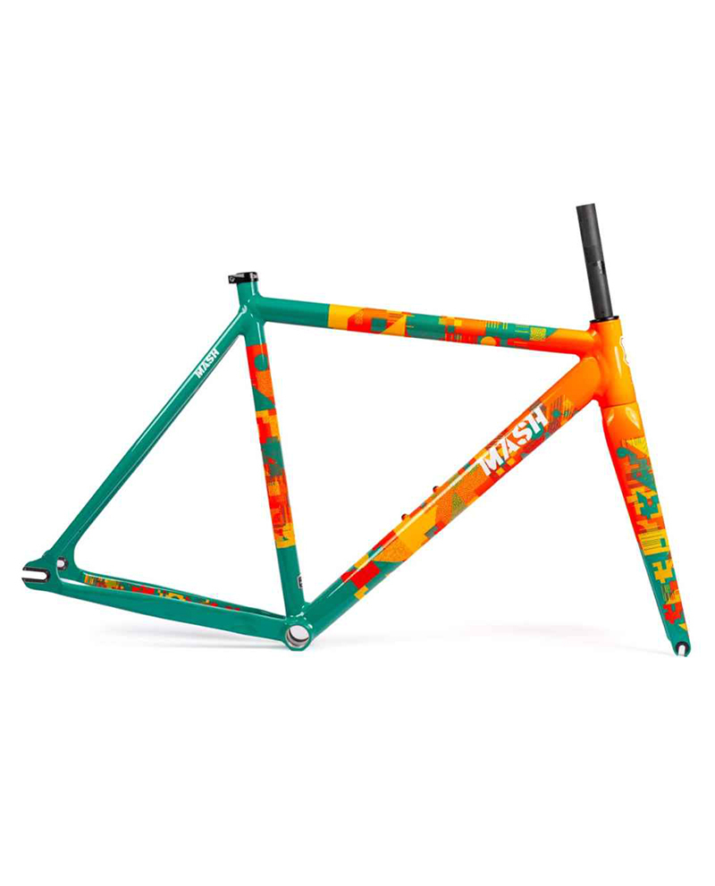 2024 MASH AC-4 Frameset - Neon Orange Algae