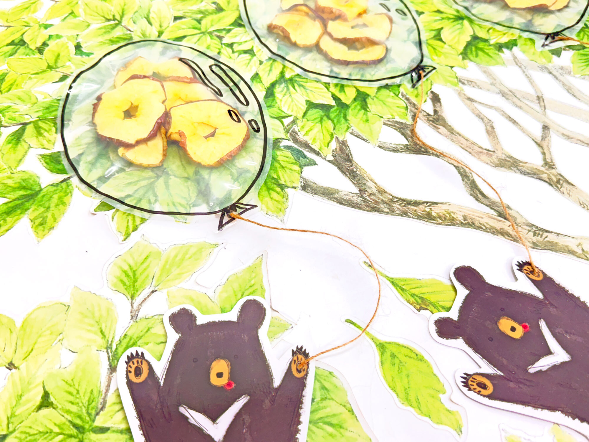 夢想氣球熊手工水果乾