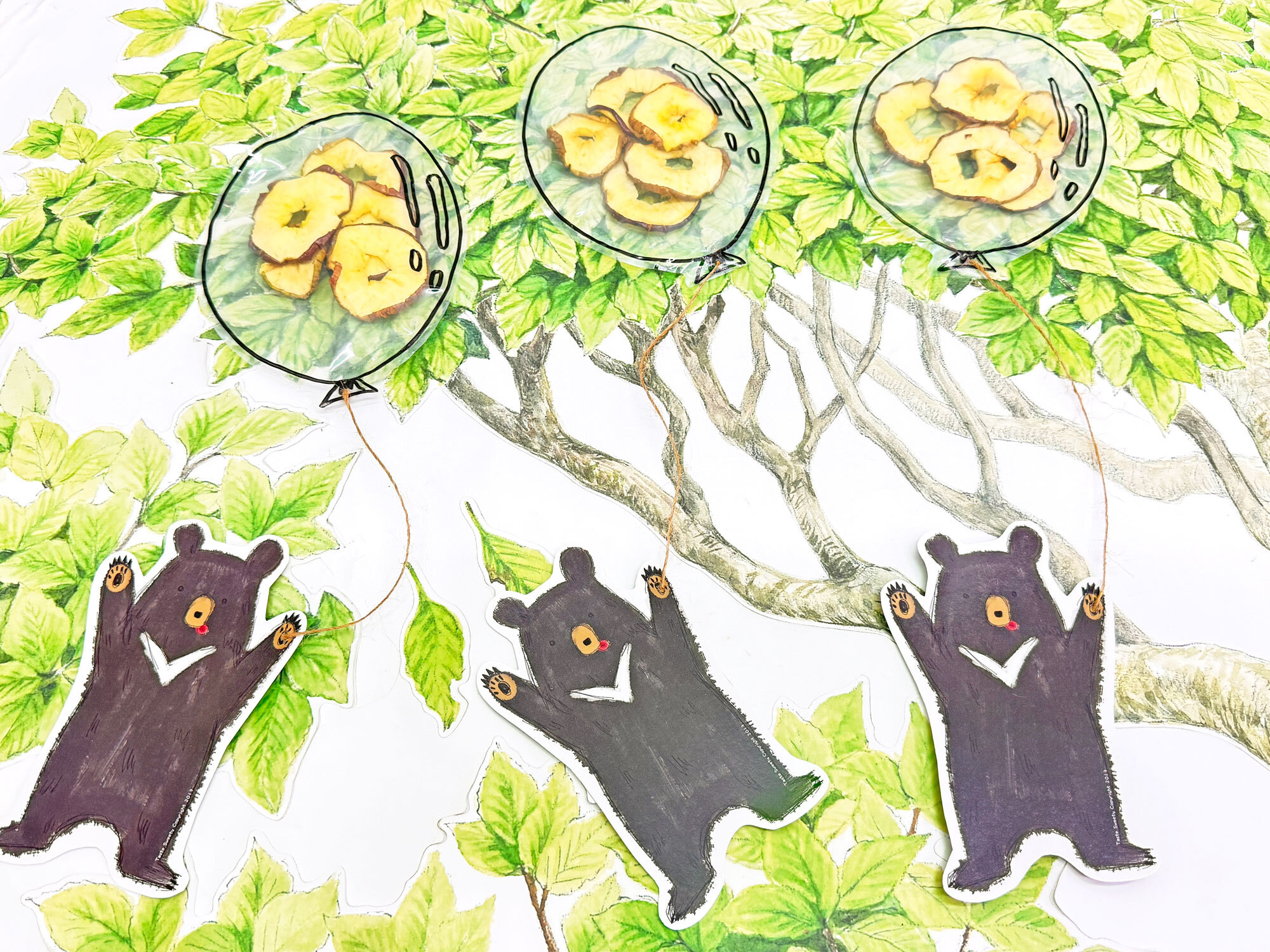 夢想氣球熊手工水果乾