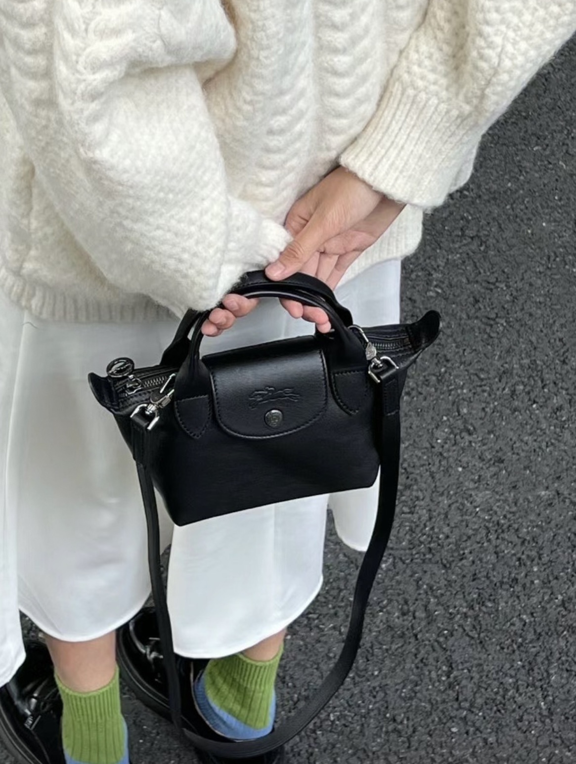 Longchamp Le Pilage Xtra 手提包 XS （Longchamp Le Pilage Xtra 手提包 XS （亞麻色/ 白蘭地酒色/ 裸色/ 黑色/ 斑鳩色）