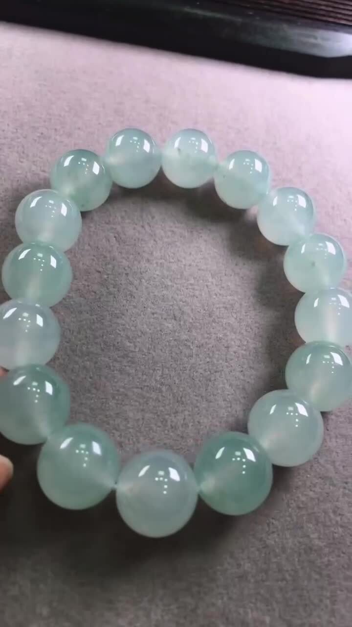 翡翠手串 (13.2mm直徑),天然翡翠A玉, 緬甸玉, Jade, Jadeite