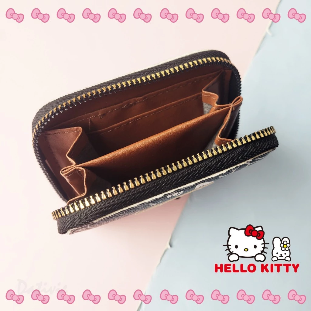 25115-KT Sanrio Hello Kitty 蝴蝶結散子卡片包 #TW-KM25 黑色