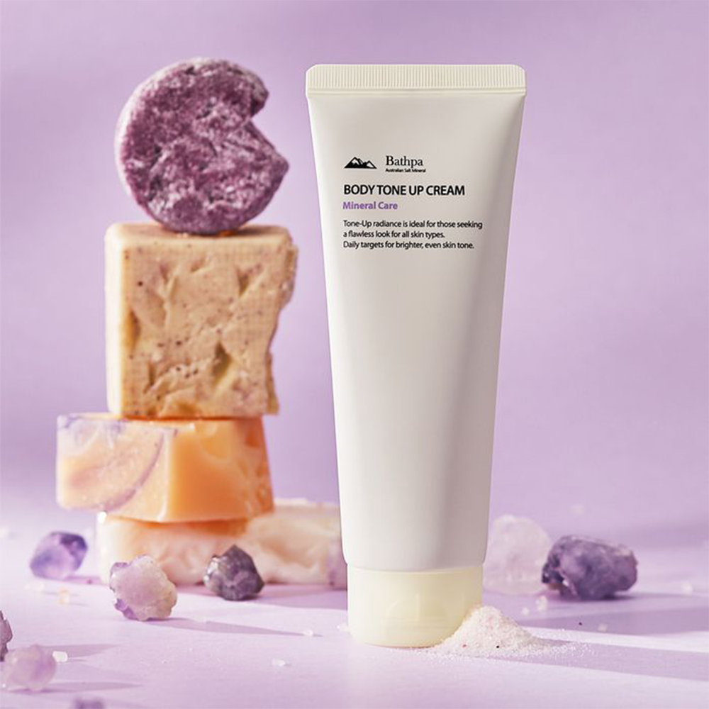 韓國Bathpa蠟黃肌專用紫色潤白霜150ml