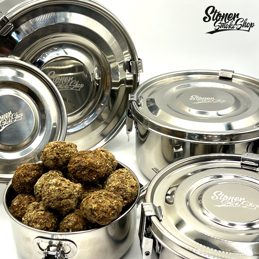 🇹🇼 Stoner Smoke Shop - Stainless Storage Container 不鏽鋼防臭氣密儲存盒