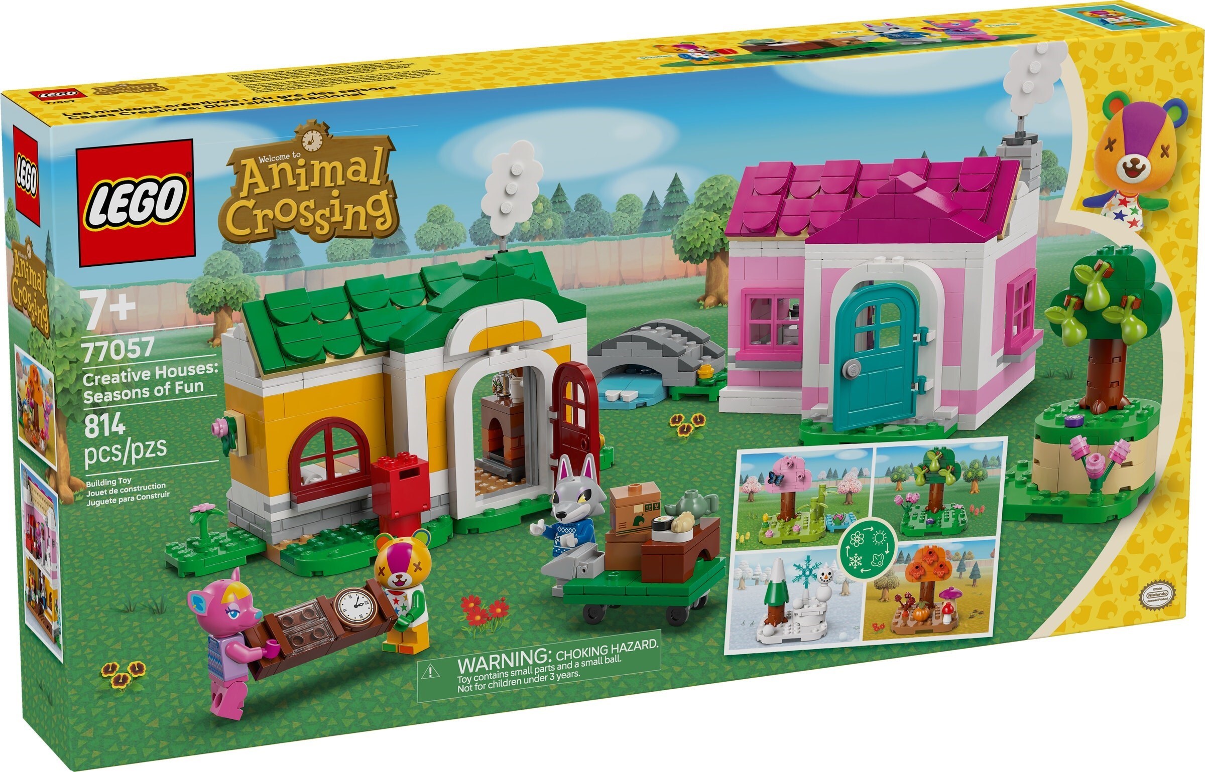 LEGO 77057 樂高積木 77057 Animal Crossing™ 動物森友會™系列 - 春夏秋冬：Home Designer組合