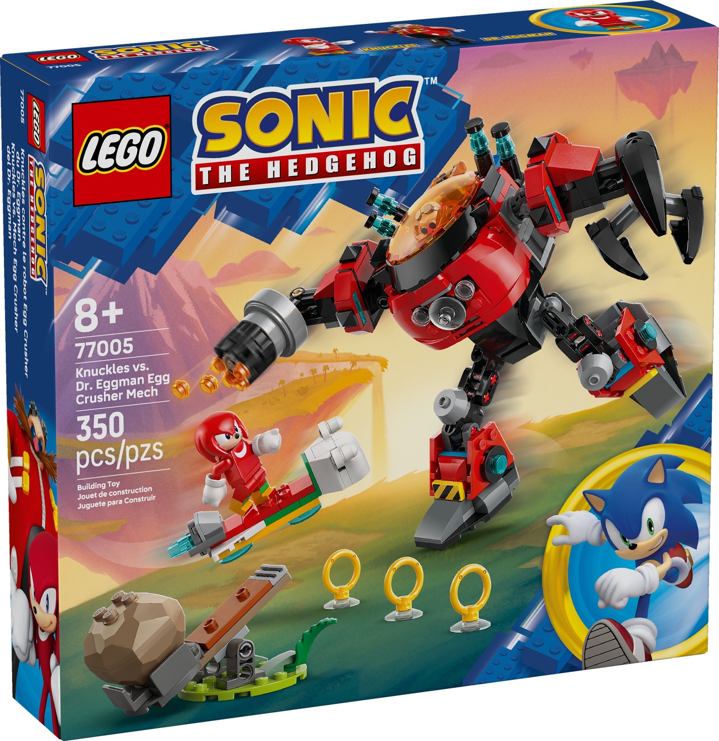 LEGO 77005 樂高積木 77005 Sonic 音速小子系列 - 納克魯斯大戰蛋頭博士 毀滅蛋