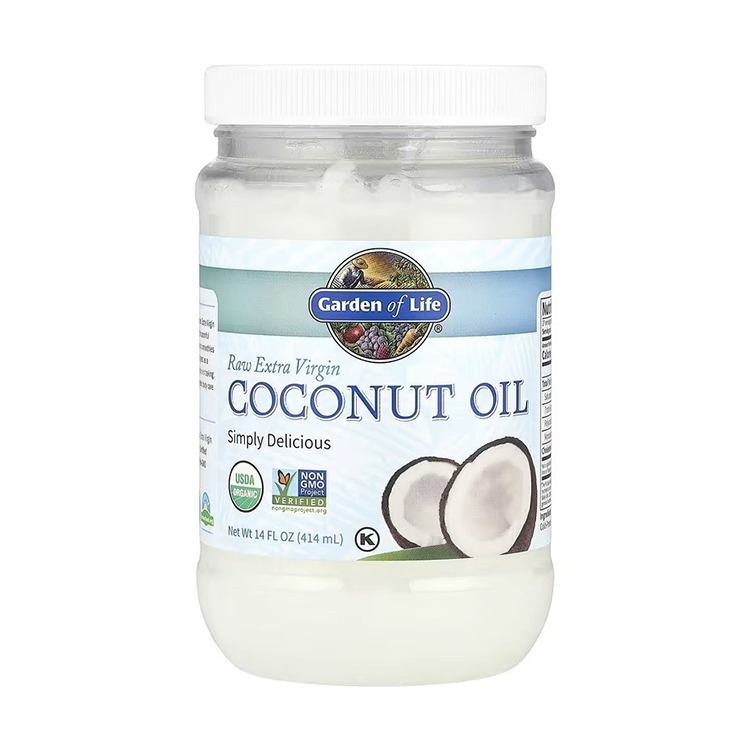 Garden of Life, Raw Extra Virgin Coconut Oil, 14 fl oz (414 ml)