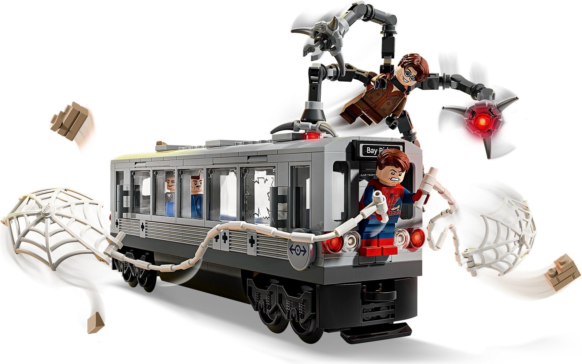 LEGO 76321 樂高積木 76321 Super Heroes 超級英雄系列 - 蜘蛛人大戰八爪博士地鐵列車場景