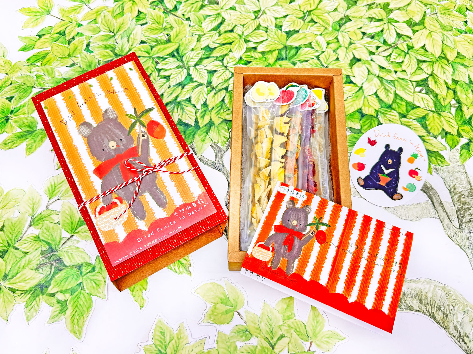 採果熊水果乾小禮盒10入