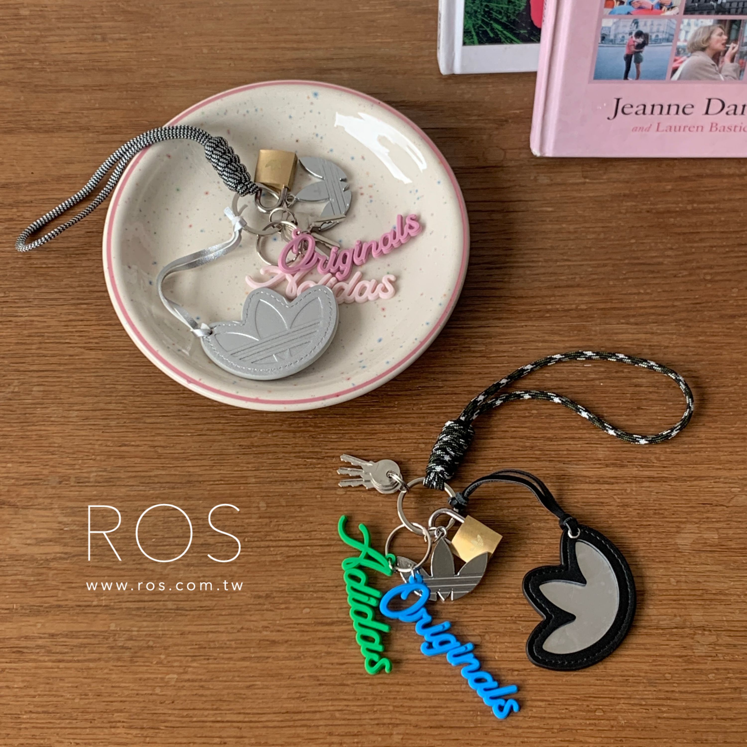 Adidas Originals 三葉草 Y2K 鑰匙圈掛飾(2kinds)