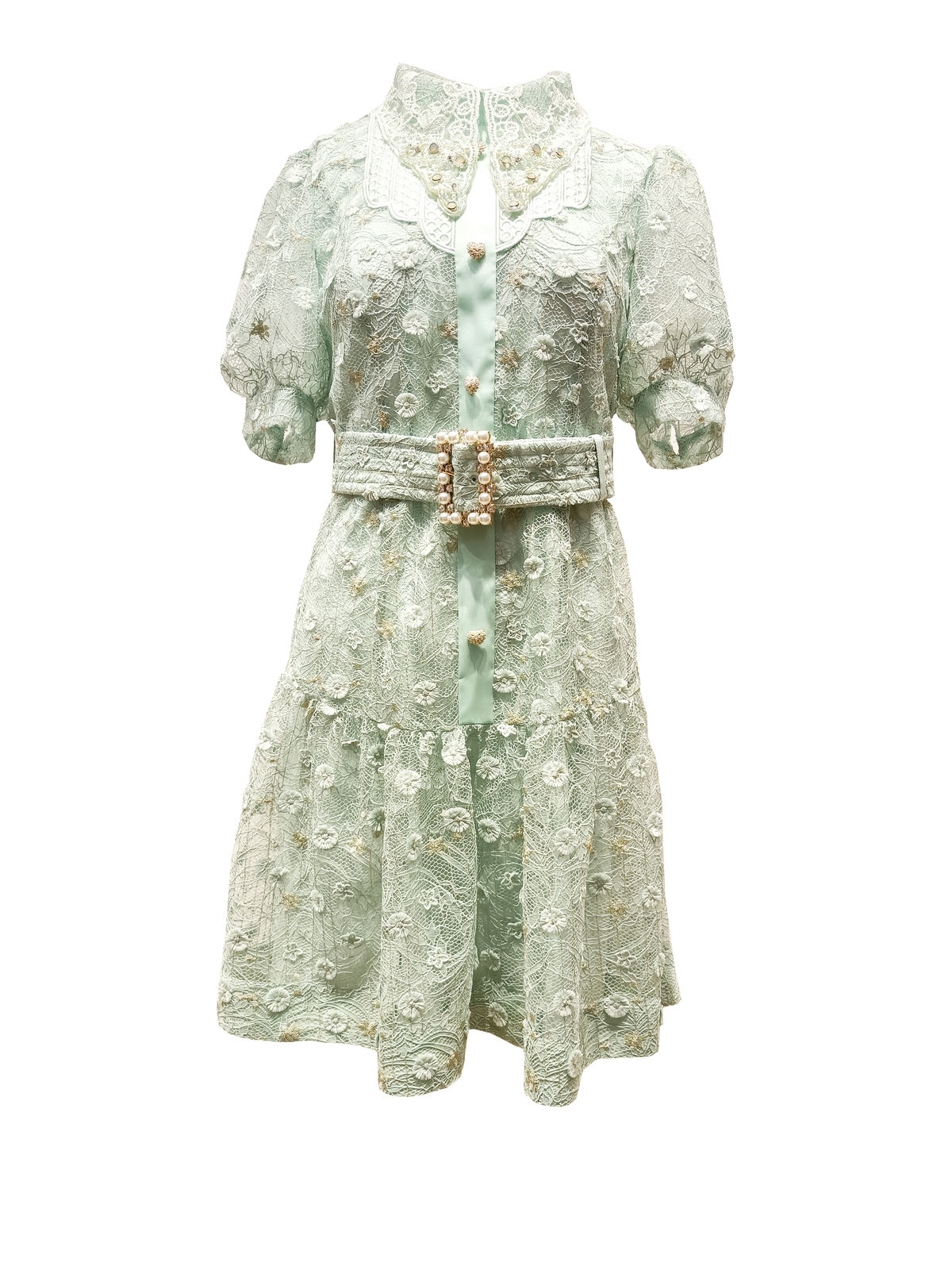 BC1EE162E1 洋裝 (附本布腰帶)