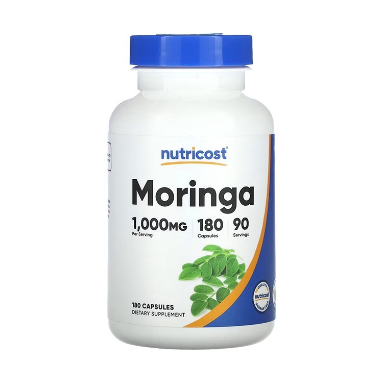 Nutricost Organic Moringa Leave, 180 Capsules (500 mg per Capsule)