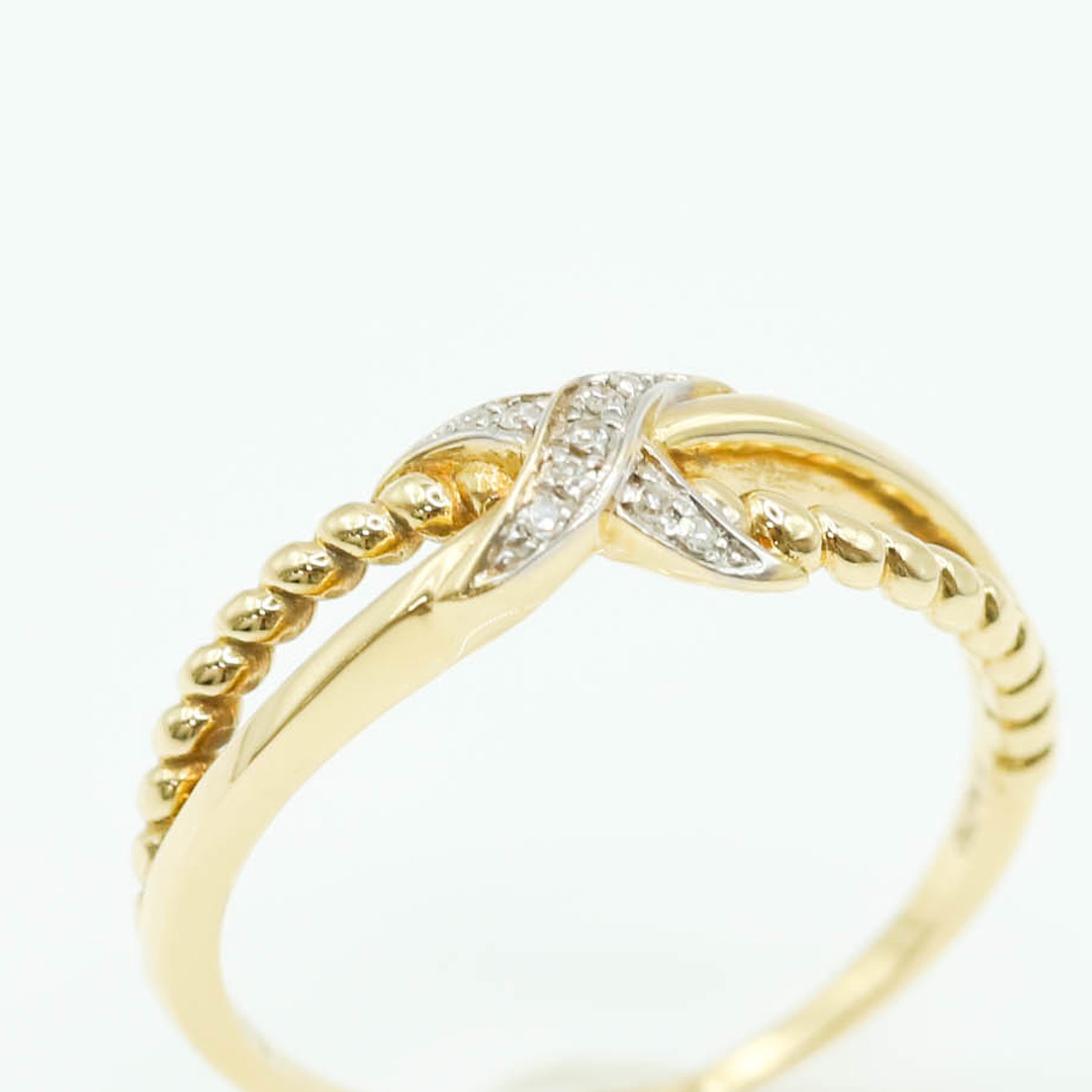 尚美款設計鑽戒 D0.06/18k