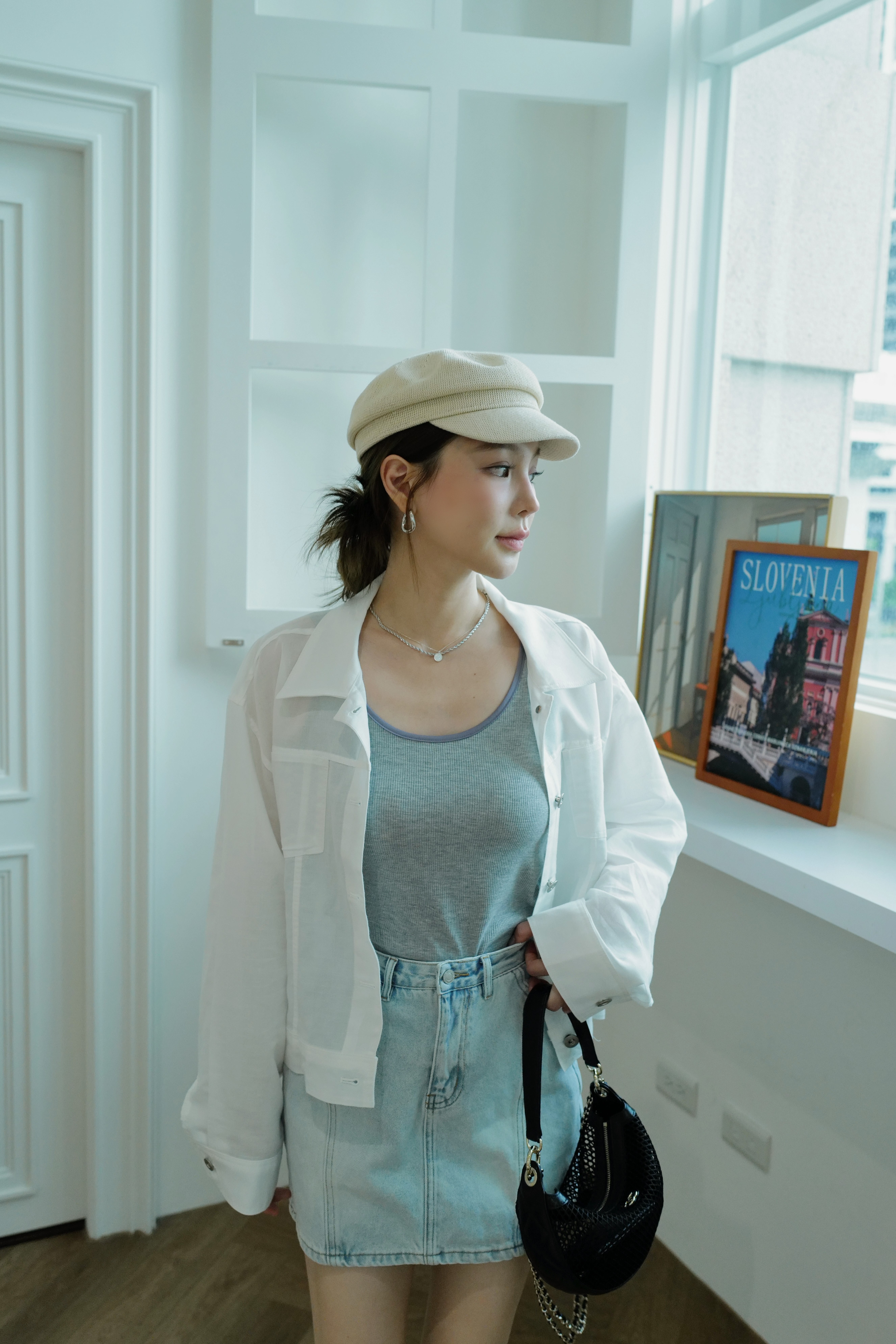 (現貨) 木耳邊滾邊背心 GH28