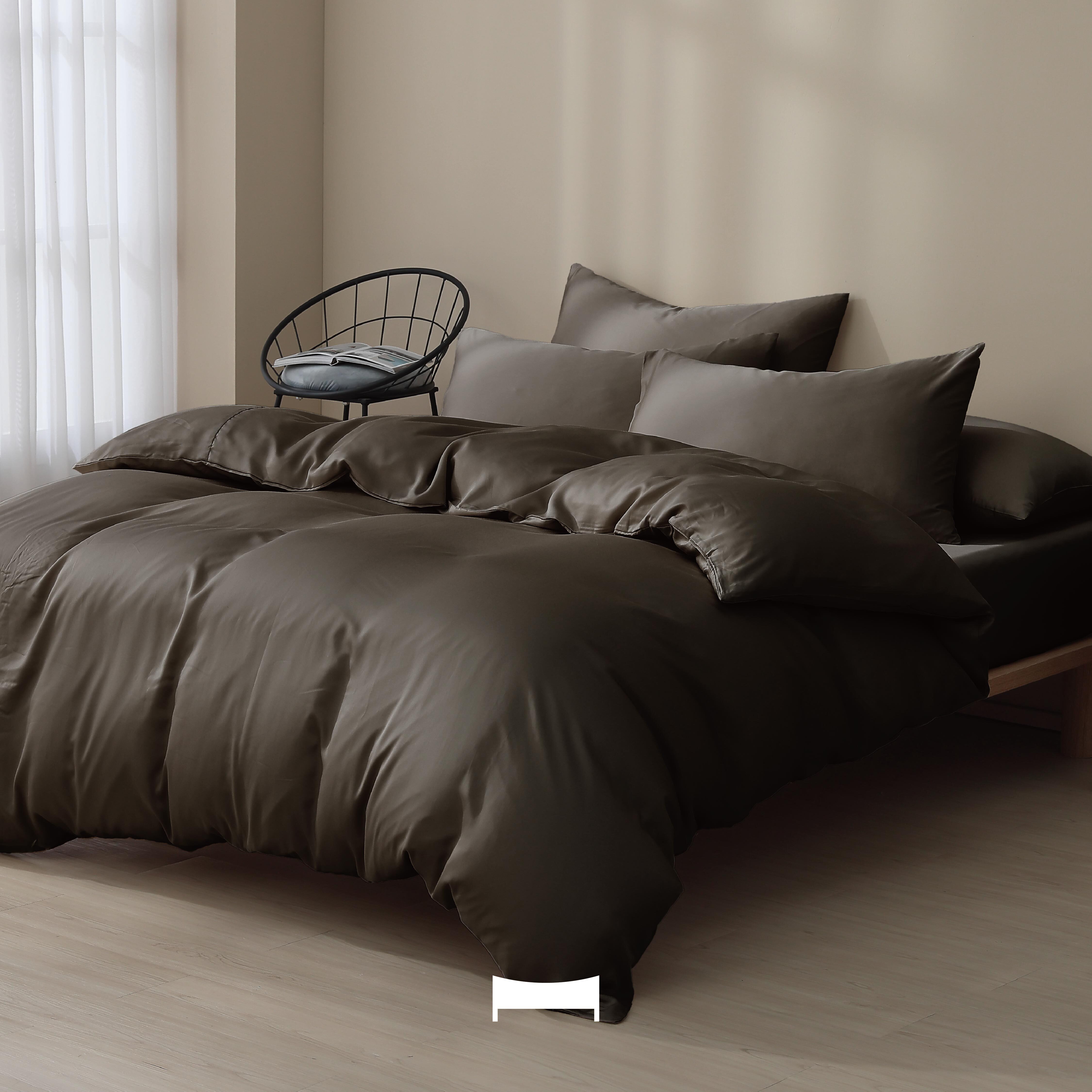 TENCEL BEDDING｜60支天絲四件組《摩卡棕》