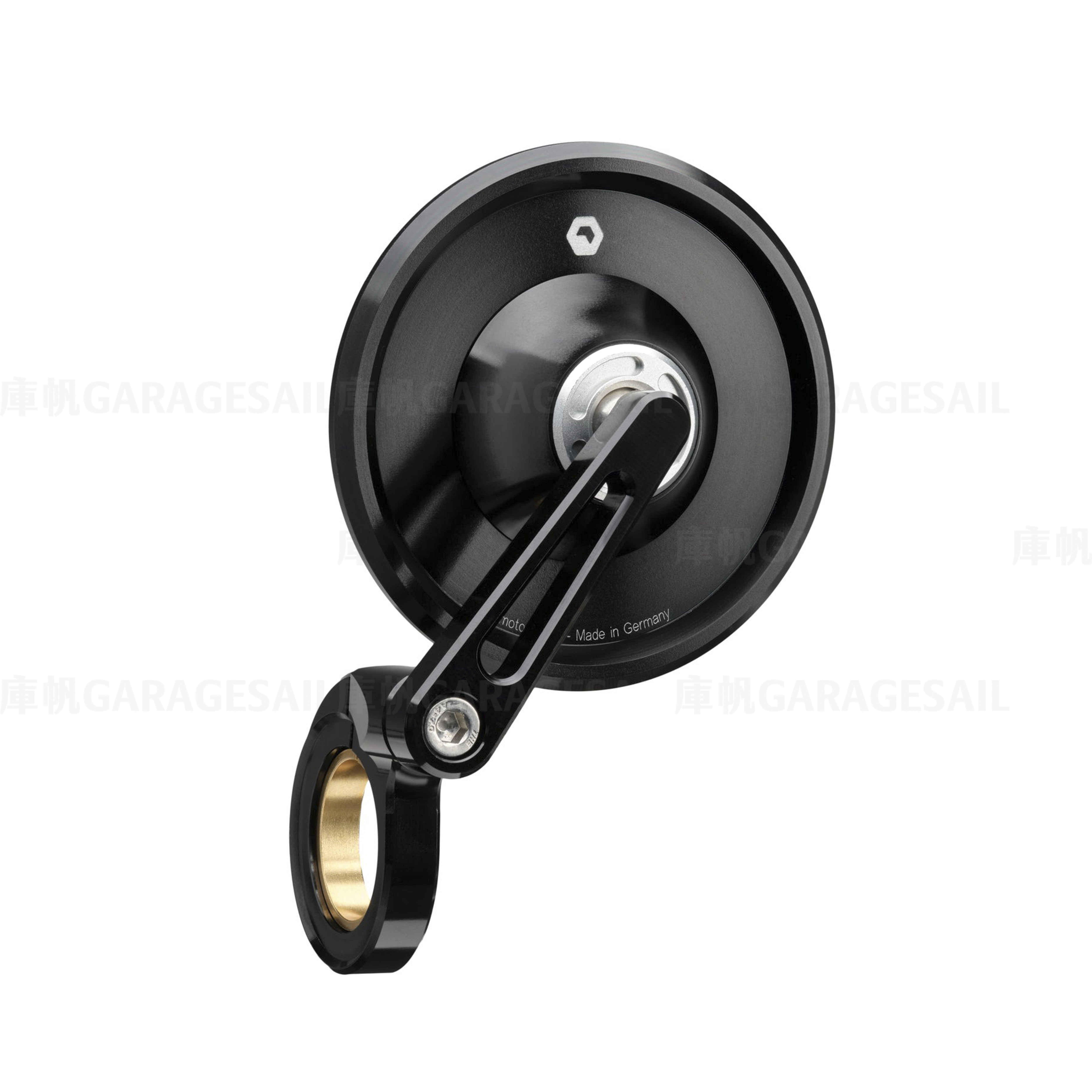 Motogadget 把手端 後照鏡 3吋圓 短桿