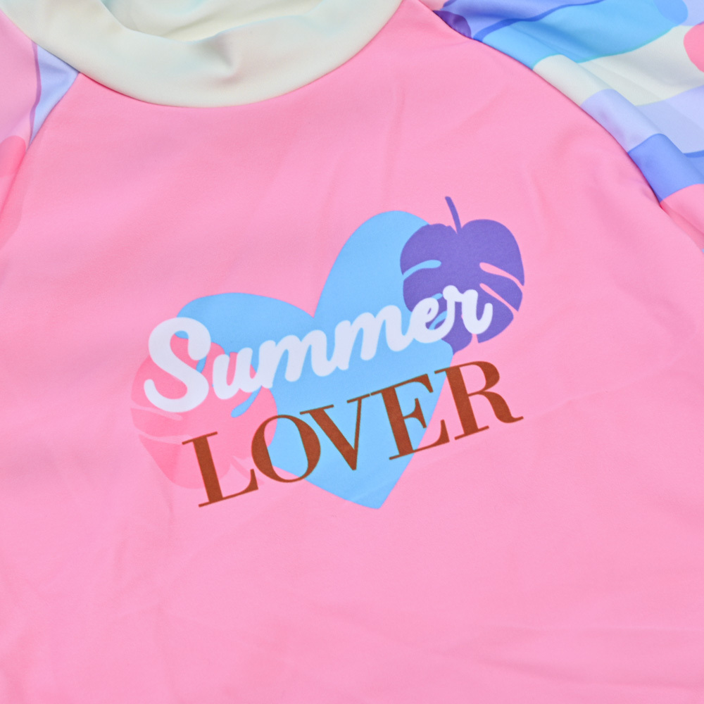 YG564-女童長袖三件式裙裝-色塊