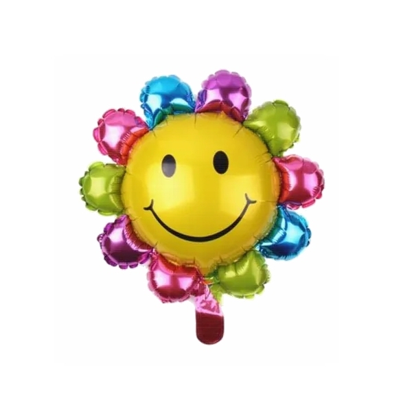 10吋太陽花鋁膜氣球   👉現貨