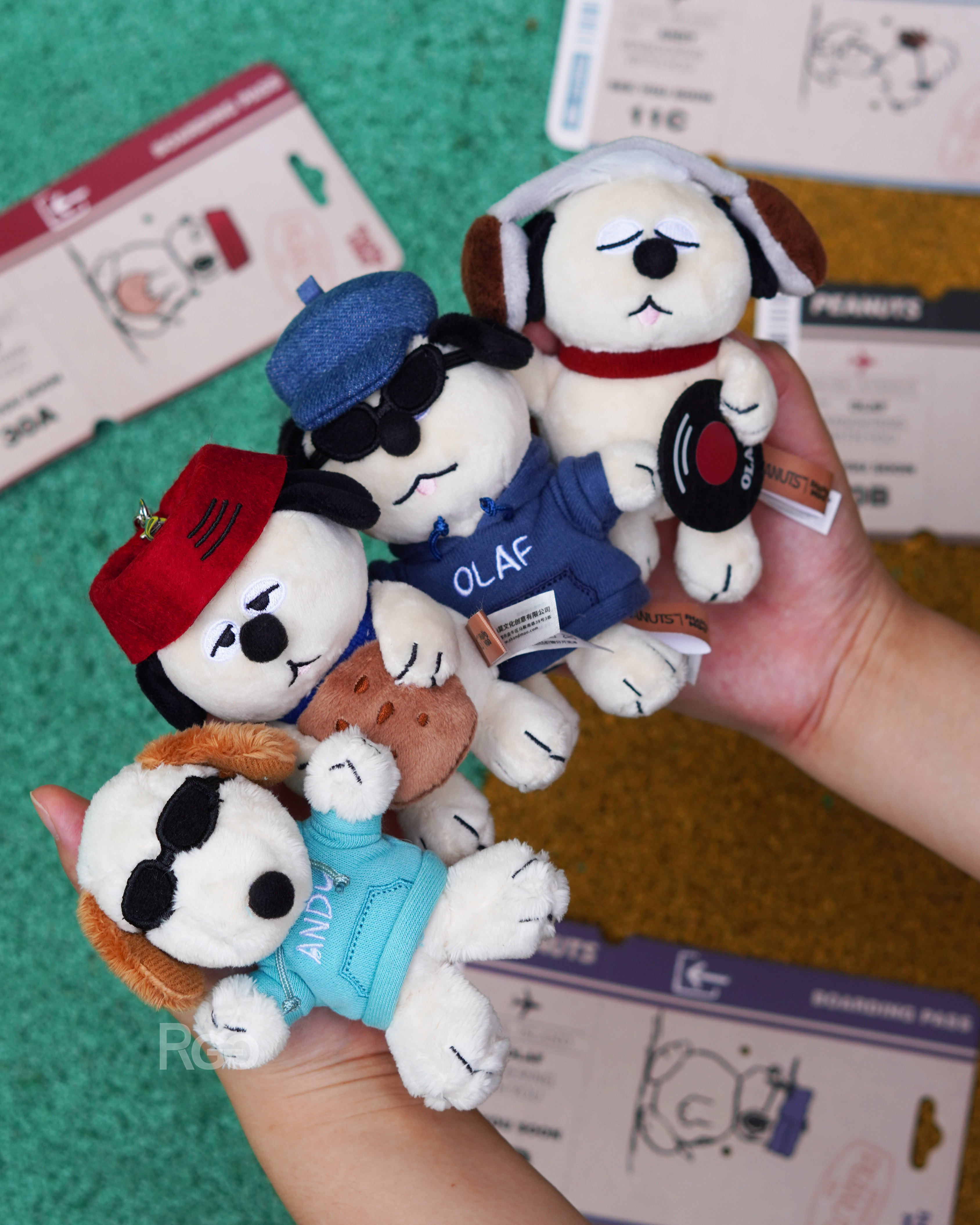 Peanuts 在路上系列 Andy Olaf 奧拉夫 吊飾鑰匙圈