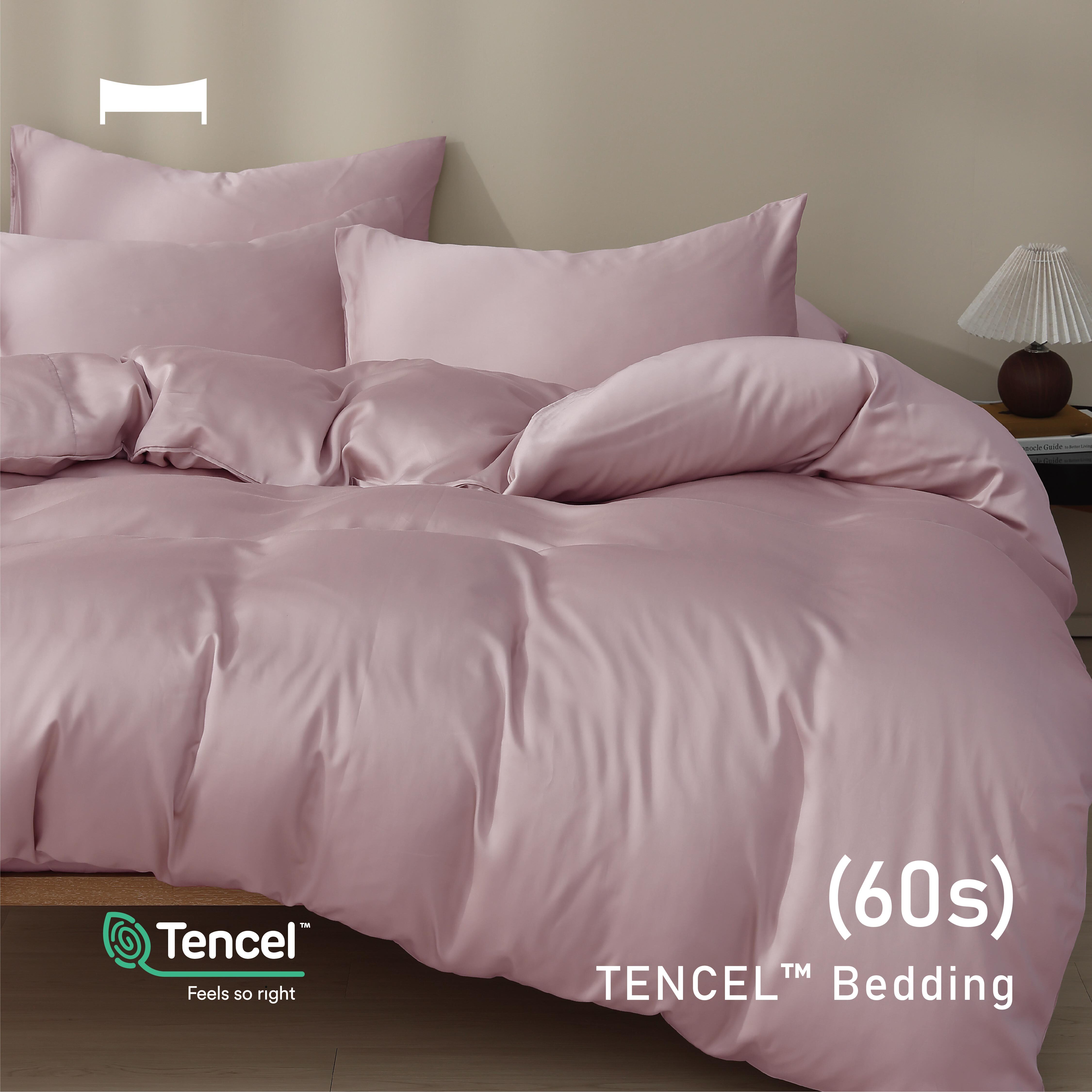 TENCEL BEDDING｜60支天絲四件組《櫻粉 DUSKY BLUE》