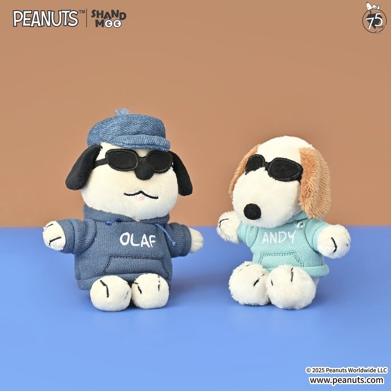 Peanuts 在路上系列 Andy Olaf 奧拉夫 吊飾鑰匙圈 官方照