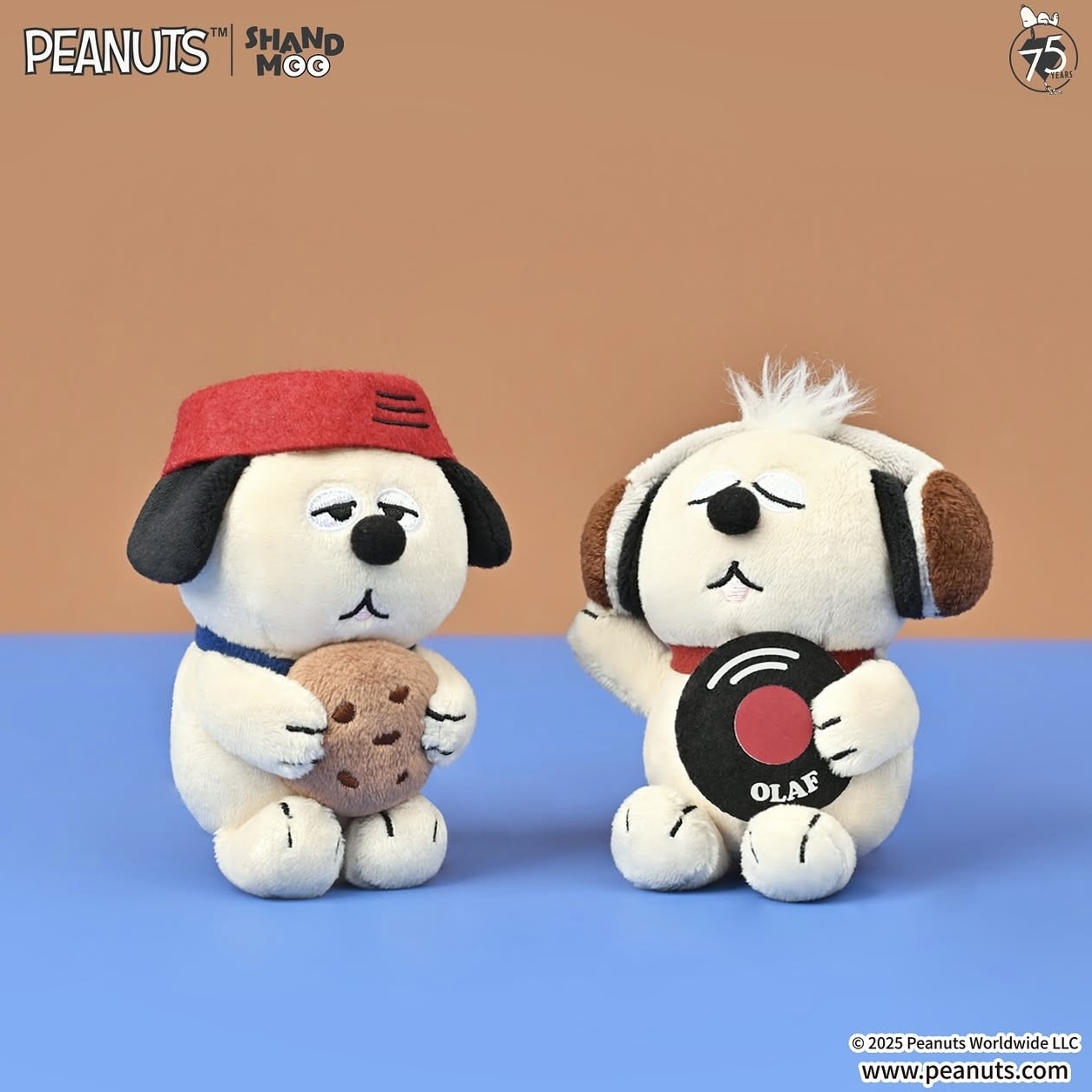 官方照 Peanuts 在路上系列 Andy Olaf 奧拉夫 吊飾鑰匙圈