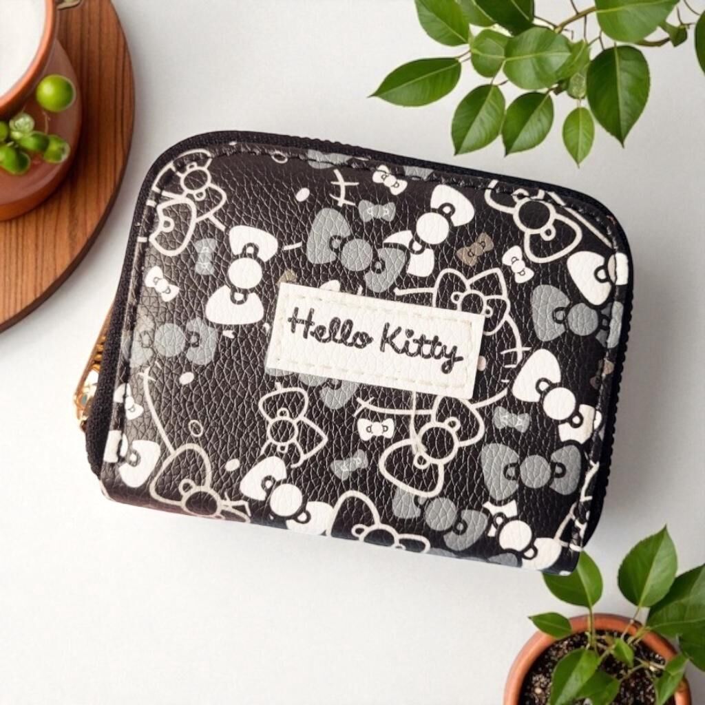 25115-KT Sanrio Hello Kitty 蝴蝶結散子卡片包 #TW-KM25 黑色