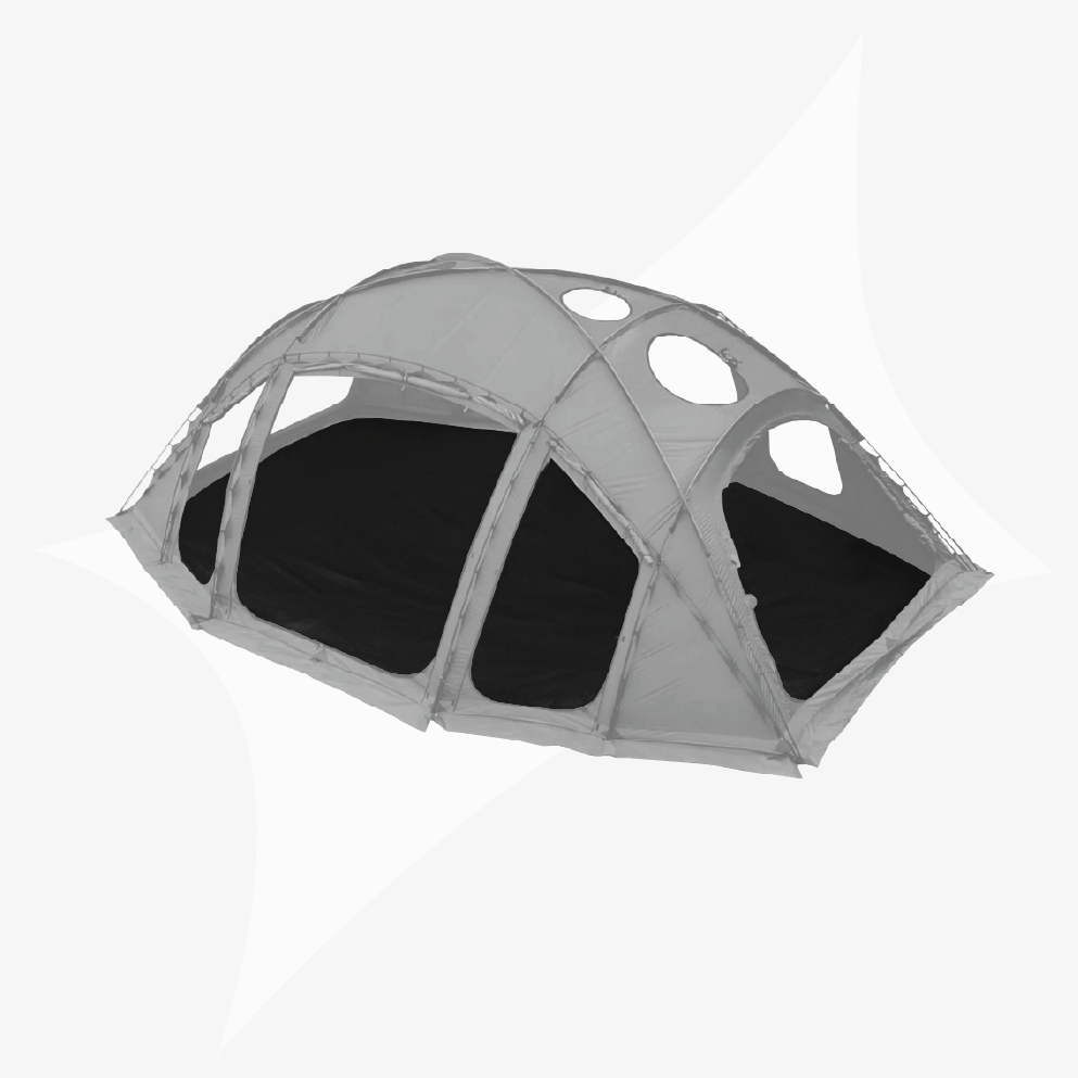 【URBANSIDE】STEGO 劍龍圓頂帳地布(黑色)