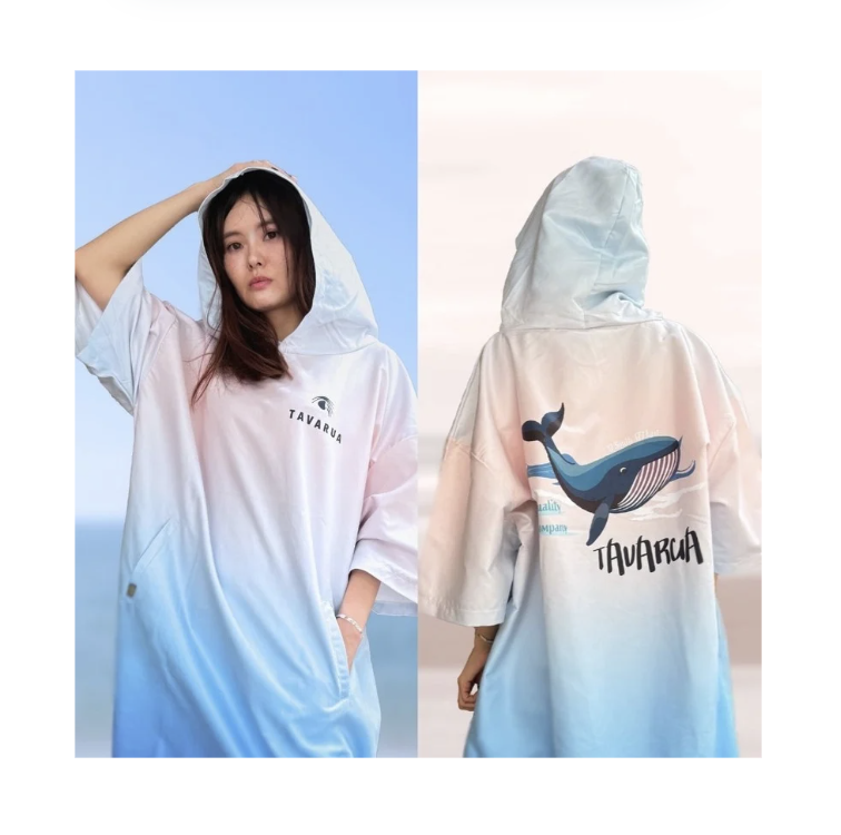 （九折）日本TAVARUA 毛巾衣 海洋生物系列 3021