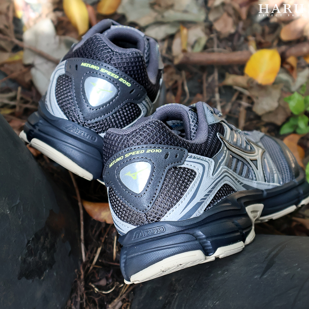 MIZUNO 美津濃Speed 2010 復古灰色y2k y3k citywalk 男女同款