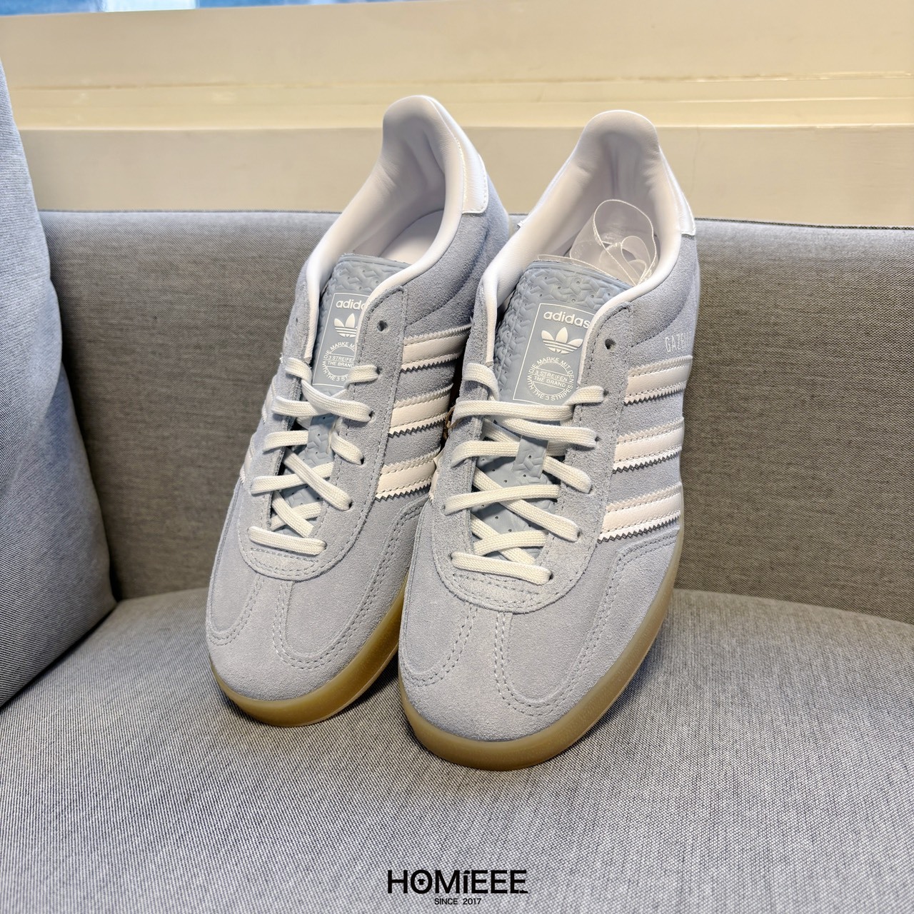 Adidas Originals Gazelle Indoor 德訓鞋 寶寶藍 女鞋 [JQ7009]