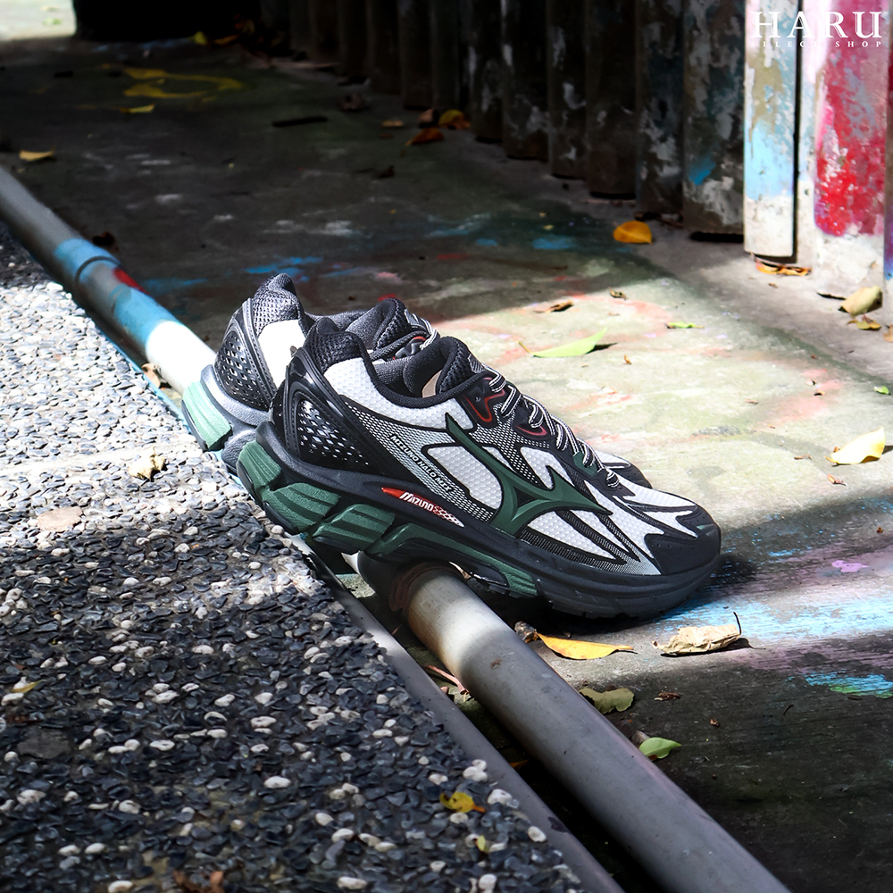 MIZUNO 美津濃 Halo Mix "Black Green" 黑綠 山系戶外機能鞋款 慢跑鞋 男女同款 D1GH240802