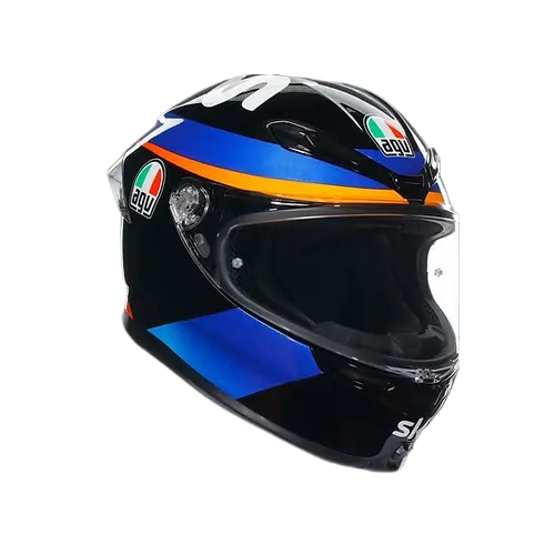 AGV K6S Marini Sky Racing Team 2021 亮光 碳纖維 選手彩繪 全罩