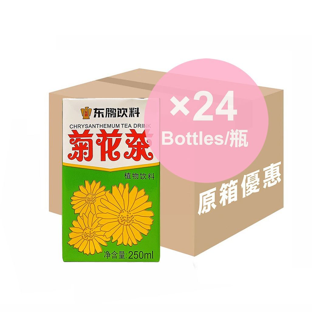 東鵬 - [原箱優惠] 東鵬特飲 菊花茶飲料 250ml × 24支/紙盒裝 (平行進口)