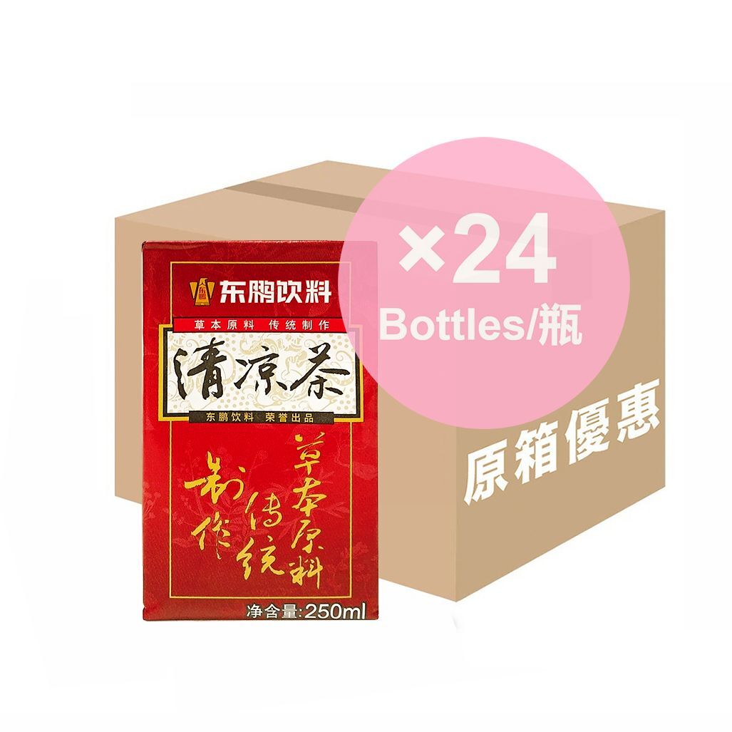 東鵬 - [原箱優惠] 東鵬特飲 清涼茶飲料 250ml × 24支/紙盒裝 (平行進口)