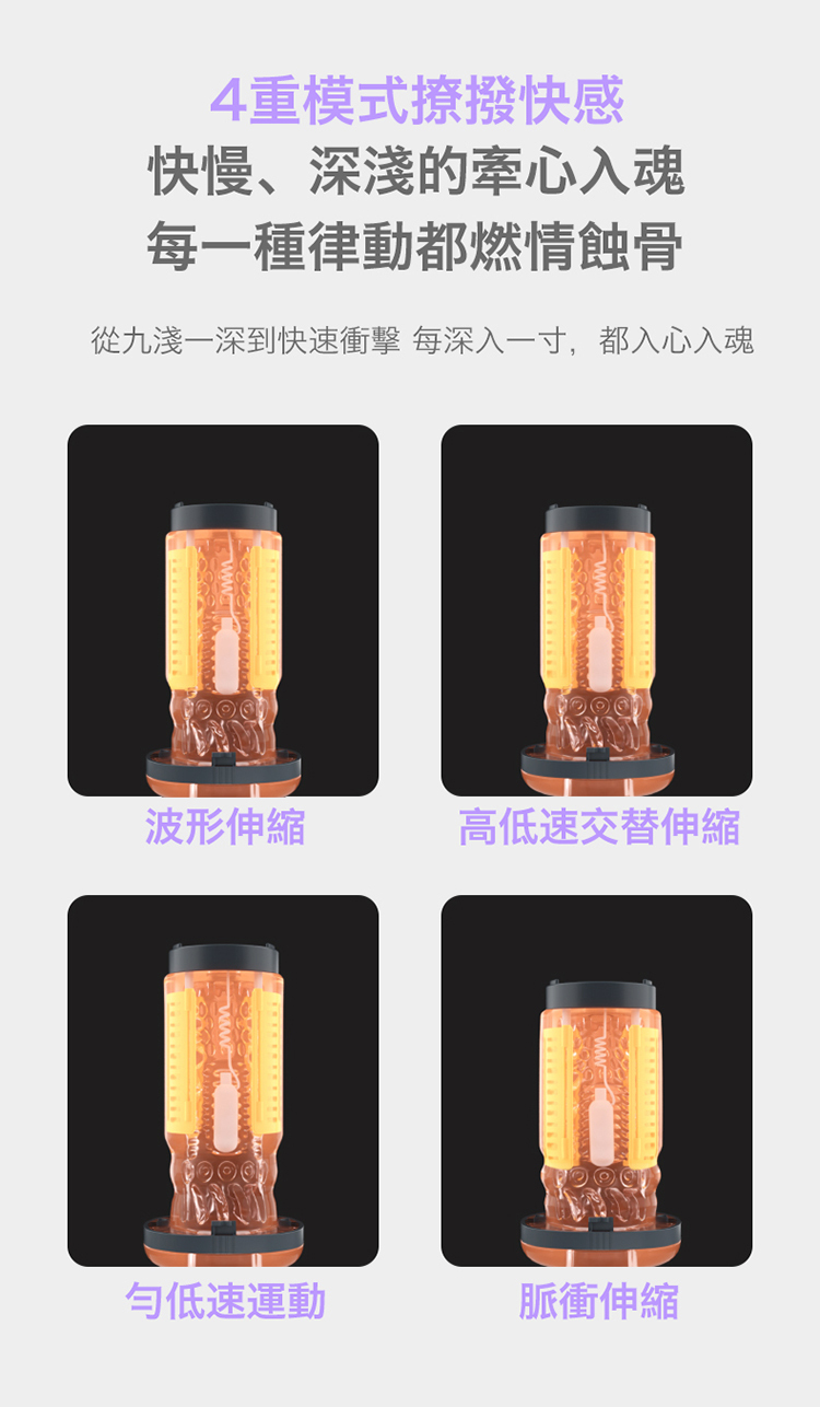 ak SUPER S1 Pro AI版 2代升級創新電動伸縮飛機杯