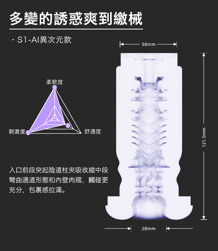 ak SUPER S1 Pro AI版 2代升級創新電動伸縮飛機杯