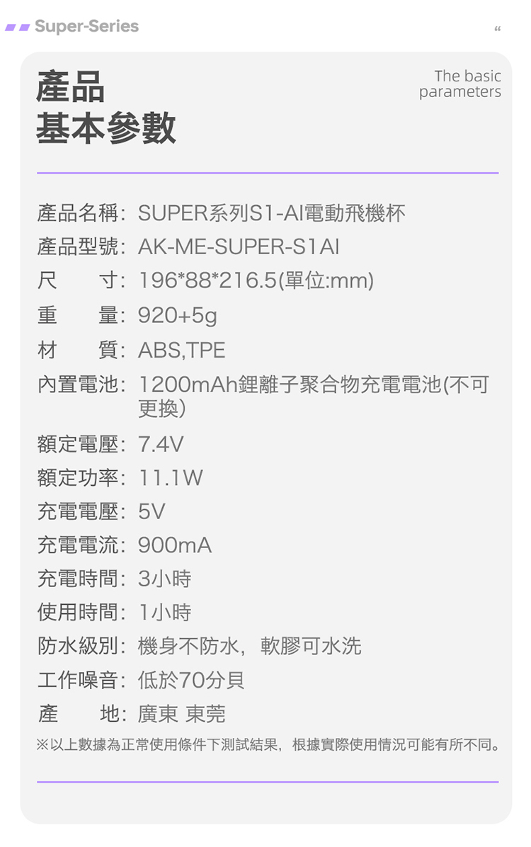 ak SUPER S1 Pro AI版 2代升級創新電動伸縮飛機杯