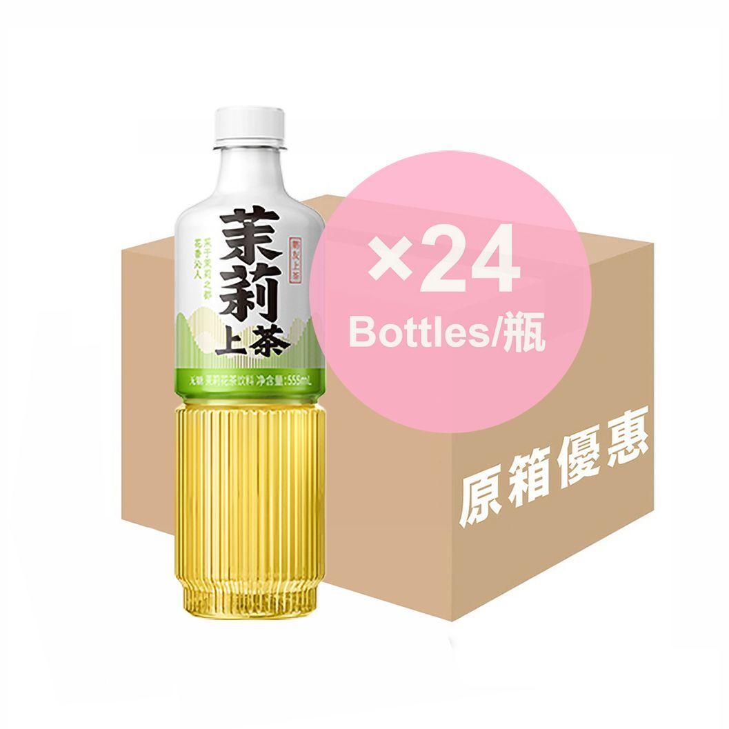 東鵬 - [原箱優惠] 東鵬特飲 無糖 茉莉花茶飲料 555ml × 24支裝 (平行進口)