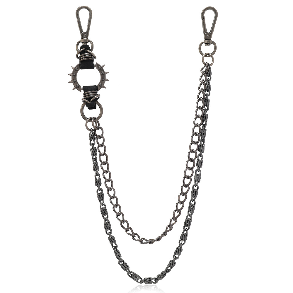 Piccoloo ｜龐克尖刺鉚釘褲鍊/腰鍊