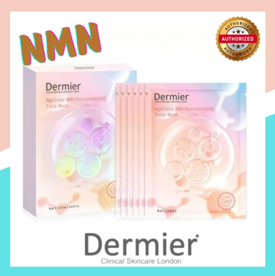 Dermier NMN白藜蘆醇再生面膜 Ageless NMN Resveratrol Face Mask  (一盒六片)