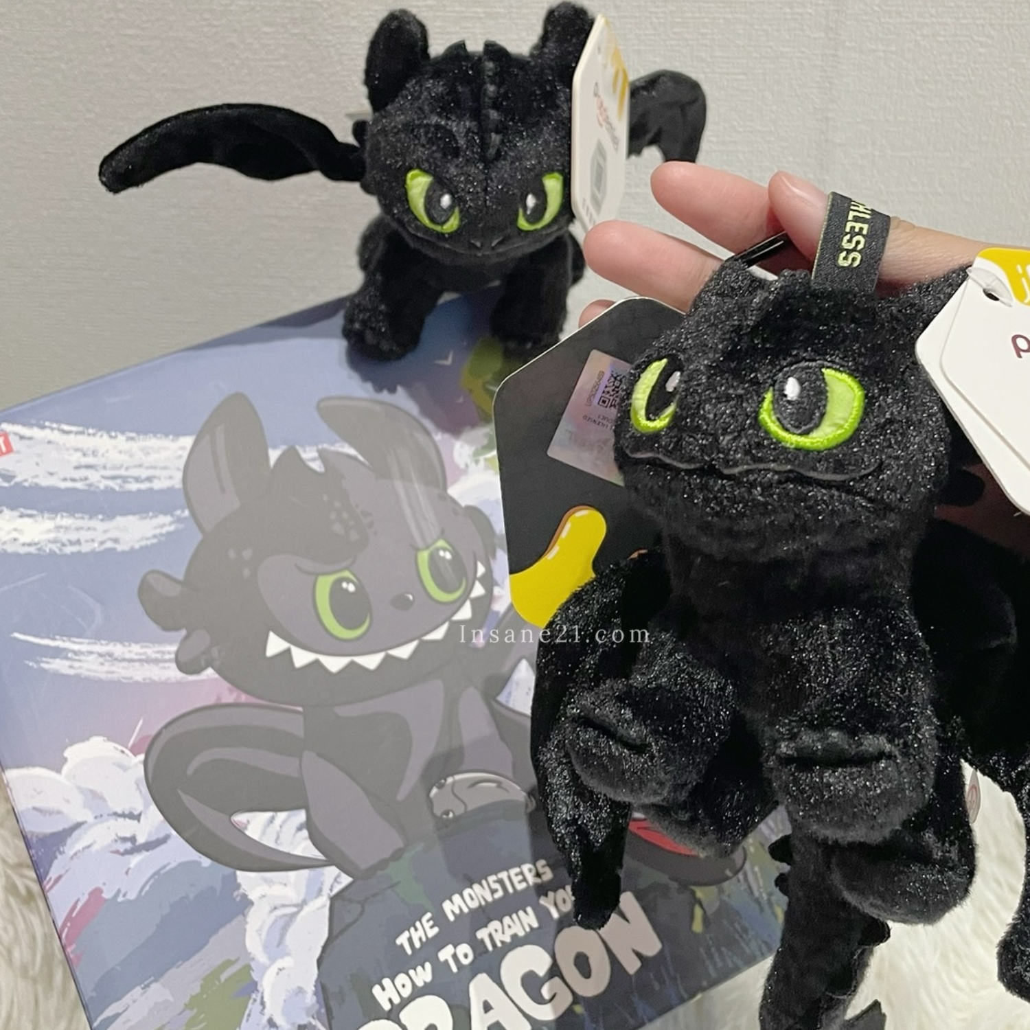 POTDEMIEL X 環球影城 馴龍高手 夜煞 沒牙 呆萌 大翅膀 吊飾/預購